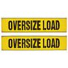 VULCAN Oversize Load Banner with Grommets - 2 Pack - Mesh - 18 Inch x 84 Inch
