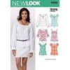New Look Ladies Easy Sewing Pattern 6892 Summer Tops & Blouses