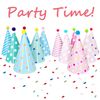 Beurio Birthday Party Cone Hats, 12 PCS