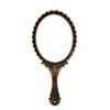 Creative Retro Mirror Makeup Mirror Portable with Makeup Mirror (Brown)