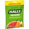 HALLS Defense Assorted Citrus Vitamin C Drops, Economy Pack, 80 Drops