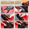 Rear Engine Bay Air Vent Inserts Covers Protection for Corvette C8 Z51 Coupe 20+