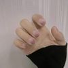 Lovely Short Nail Tips, Plain, Cute, Elegant Nails, Pack of 24, Gradient Nail