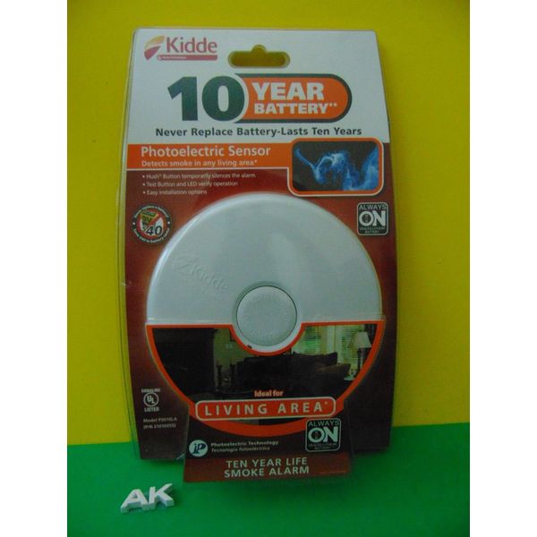 Kidde P3010LA Photoelectric Sensor Smoke Alarm New & Sealed