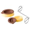Tescoma Moulds for Coffee Beans, 2 Pcs, with Dipper Delicia, Nylon/A