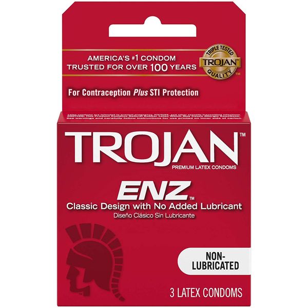 Trojans Non-Lubricated Condoms - 3 Ea/Pack, 6 Pack