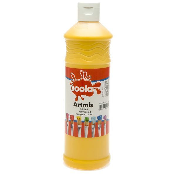 scola Artmix Bright Yellow Ready Mixed Paint - 600ml