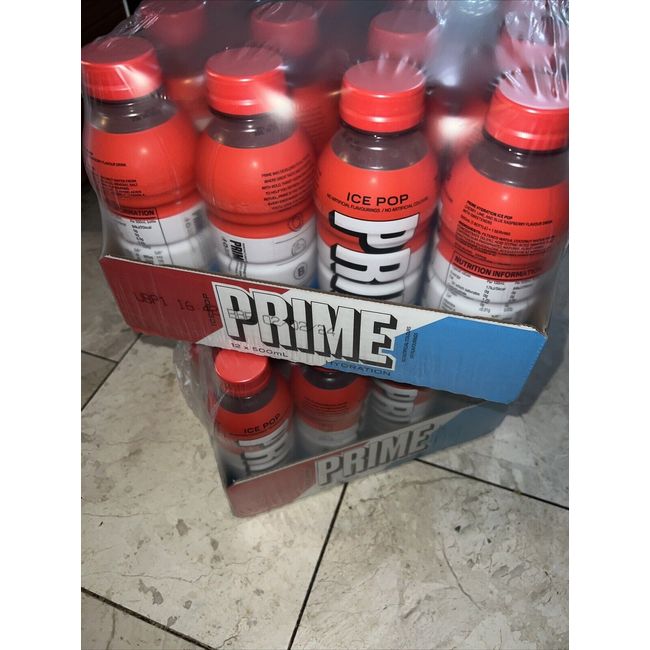 Prime 16 oz Ice Pop Hydration Drink 12-Pack