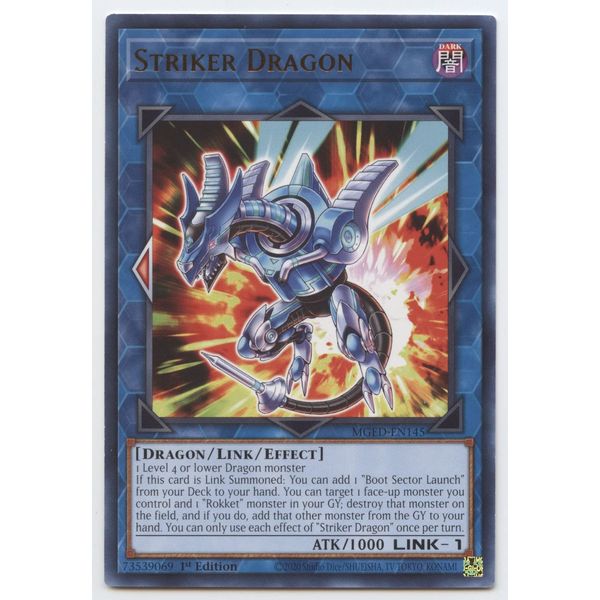 Striker Dragon - MGED-EN145 - Rare - 1st Edition