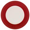Greengate STWPLASAALI1006 Alice Plate Small Red 17.5 cm