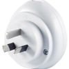 Go Travel Earthed UK-AUS Australian Compact China Adaptor including USB (Adapter Ref 627)