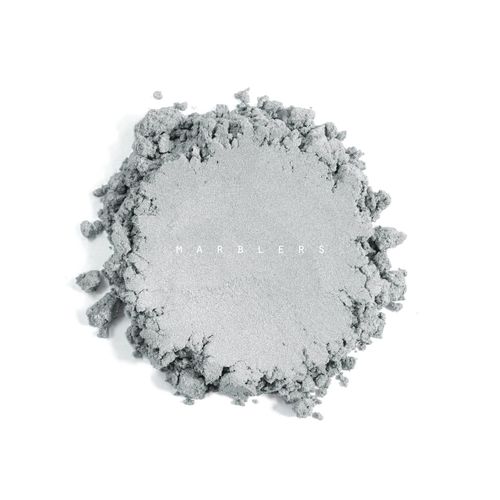 MARBLERS Gray Mica Powder Colorant [Light Gray] 3oz (85g) | Cosmetic | Epoxy Resin Pigment | Dye | Non-Toxic, Vegan, Cruelty-Free | Lip Gloss, Nails, Body Butter | Bath Bomb, Candle & Soap Making