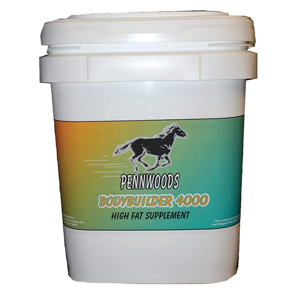 Pennwoods Equine Products Body Builder 4000 - 11 LBS | Weight Gain | Horse Supplement | Horse Vitamin | High Fat | High Energy | Hoof Quality | Body Conditioning