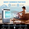 Evaporative Swamp Cooler w/ 5.3 Gallon Water Tank+Touch Screen+Remote Control