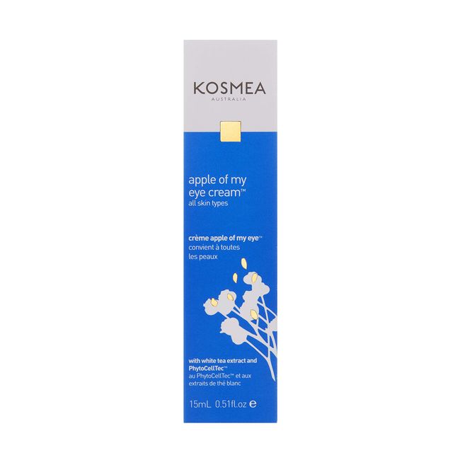 Kosmea Apple Of My Eye - Advanced Complex Eye Cream – Certified Organic With Anti-Aging Benefits – Reduce Puffiness, Bags & Dark Circles - 0.5 fl oz