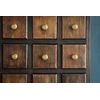 6 Handmade Brass Knobs | Brass Black Cabinet Knobs | Drawer Knobs Ideal for Any Home, Kitchen or Office | These Knobs for Dresser Comes with 1 Wrench & Extra Screw Cap (Black)