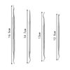 Nail Debris Remover, Nail Debris Removal, Intrusion Nail Tool, Stainless Steel, Nail Gaps, Garbage Remover, Hands, Fingers, Toes (Set of 4)