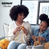 BERNAT Blanket, Polyester, Burnt Mustard, 300g