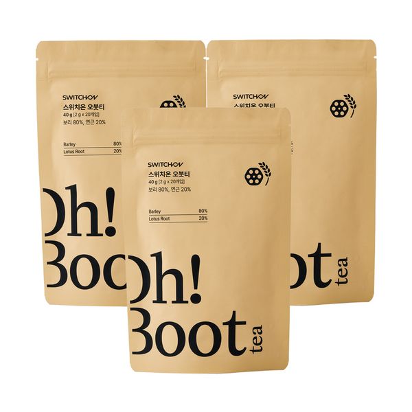 Switch On Obutti Lotus Root Barley 2g x 60 Roasted Pregnant Women Baby Decaffeinated Biodegradable Tea Bags