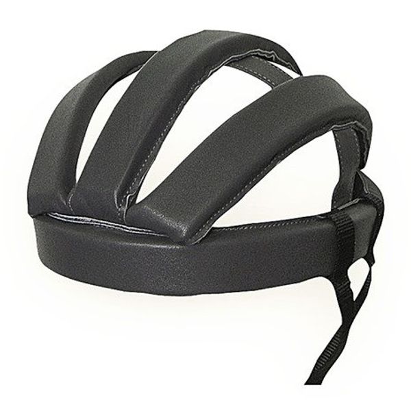 Rin Project (Phos Projects) Head Protector ss-348 Leather Foldable 4002 Dark Gray L