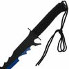 G8DS® Machete Blueline Single-Handed Knife with Case Blue Blade Outdoor Chopping Knife Camping