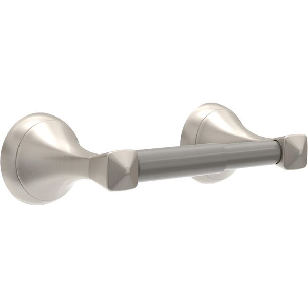 Esato Spring Loaded Toilet Paper Holder in Spotshield Brushed Nickel