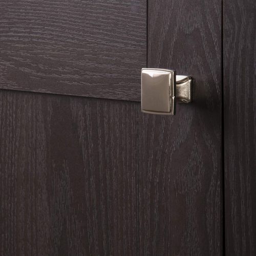 Hickory Hardware P3240-SN-10B Bridges Collection Cabinet Hardware Knobs - Traditional Kitchen Cabinet Knob for Cupboard Drawer Pulls & Dresser Knobs Satin Nickel Finish 1-1/4 Inch Square 10 Pack