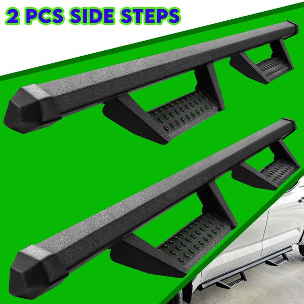 Drop Steps For 2005-2025 Nissan Frontier Crew Cab 4" Running Boards Side Bar