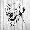 Labrador Face Stencil - Dog & Lab Face