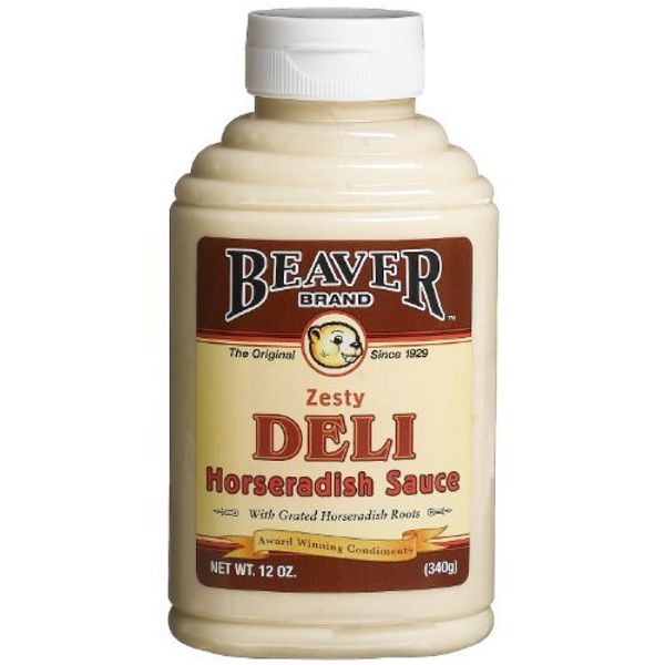 Beaver Brand Deli Horseradish Sauce, 12-Ounce Squeezable Bottles (Pack of 3)