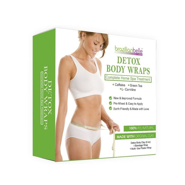 Detox Clay Body Wraps for Women | Quick 30 Minute Formula with Bentonite Clay...