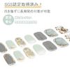 DANNI&TONI Gel Nail Stickers, Curing Type, For Hands, Long Lasting, Odorless, Waterproof, SGS Certified, Safe with Removable Gel Nail Tool, 28 Stickers ref.2273 Stormy Seas