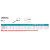 STAINLESS LAG RING BOLT, 1/4", 304 SS