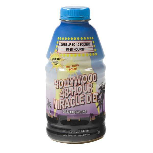 Hollywood Miracle Diet 48-Hour Diet, Natural Drink-Fruit Blend-32 oz