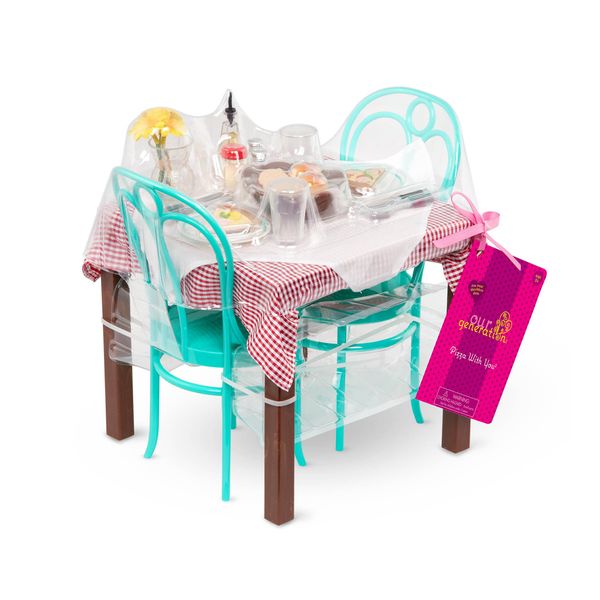 Our Generation BD35136Z Pizzeria Dining Table Set, Various