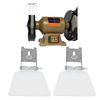 2pcs Bench Grinder Eyeshield, Stainless Steel Bench Grinder Eye Guards Case Tool Shield Attachment Accessories
