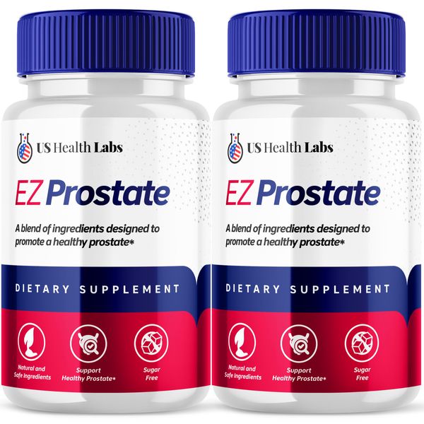 EZ Prostate Support Vitamin Maximum Strength Supplement for Men 120 Capsules