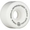RollerBones Logo Wheels 98a (White, 62MM)