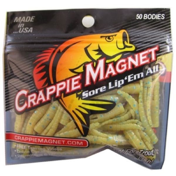 Leland's Lures Leland Crappie Magnet Body 15pk Spicy Mustard Md#: CM15-SM