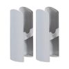 White Floor mounting kit to fit All"Elias" Vertical/Horizontal Column Radiators (Pair)