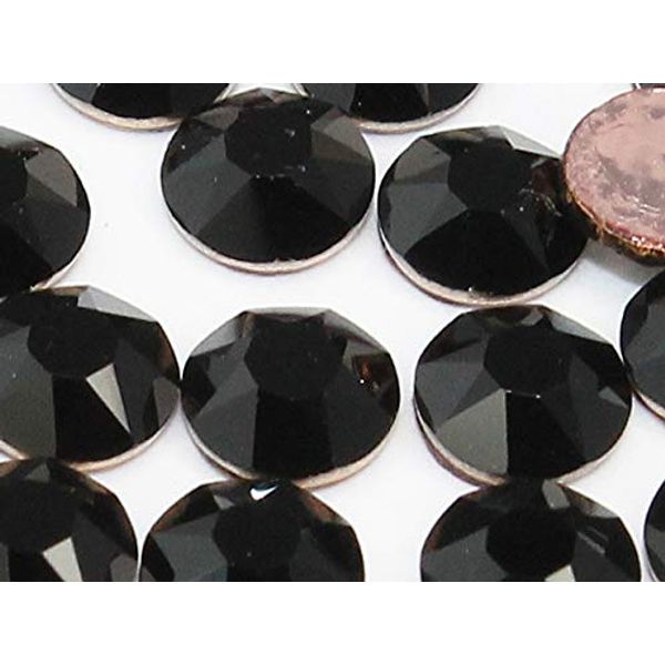 Swarovski 2078 Hotfix Jet ss20, 50 Count (Black)