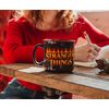 Silver Buffalo Stranger Things Hellfire Club Ceramic Camper Mug, 20 Ounces