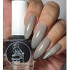 Parrot Polish Black Magic Thermal Nail Polish - Black/Clear Grey