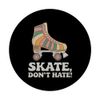Colorful Retro Roller Skate Design PopSockets Adhesive PopGrip