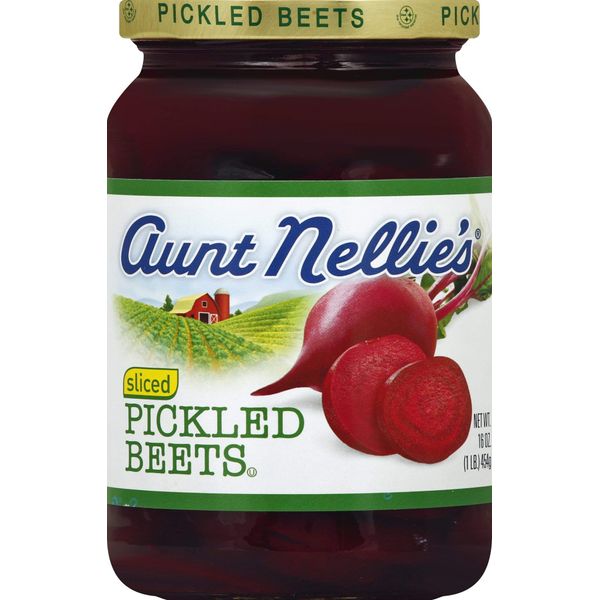 Aunt Nellie's Sliced Pickled Beets 16 oz (Pack of 12)