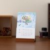 Midori 31321006 2025 Calendar Desktop Calendar with Scenery Pattern
