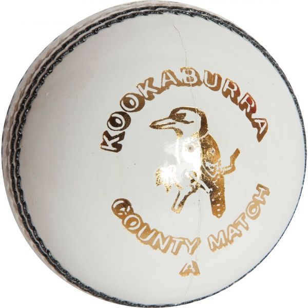 Kookaburra County Match Cricketball, 156 g, Weiß