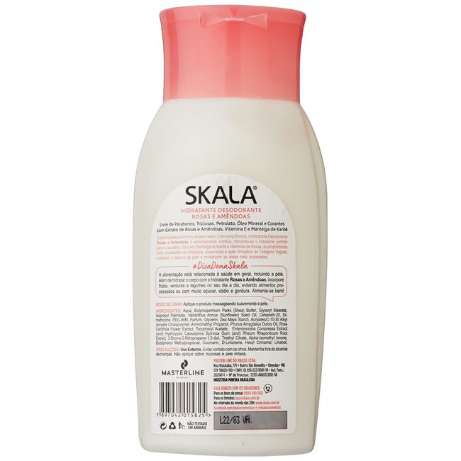 Skala Desodorante Roll On Amêndoas Doce 60ml