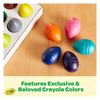 Crayola Palm Grasp Crayons, Egg Crayons, Gift for Toddlers, 12 Count