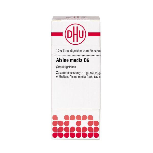 Alsine media D6 DHU Globuli, 10 g GLO